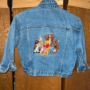 Adorable Vintage Winnie The Pooh Denim Jacket
